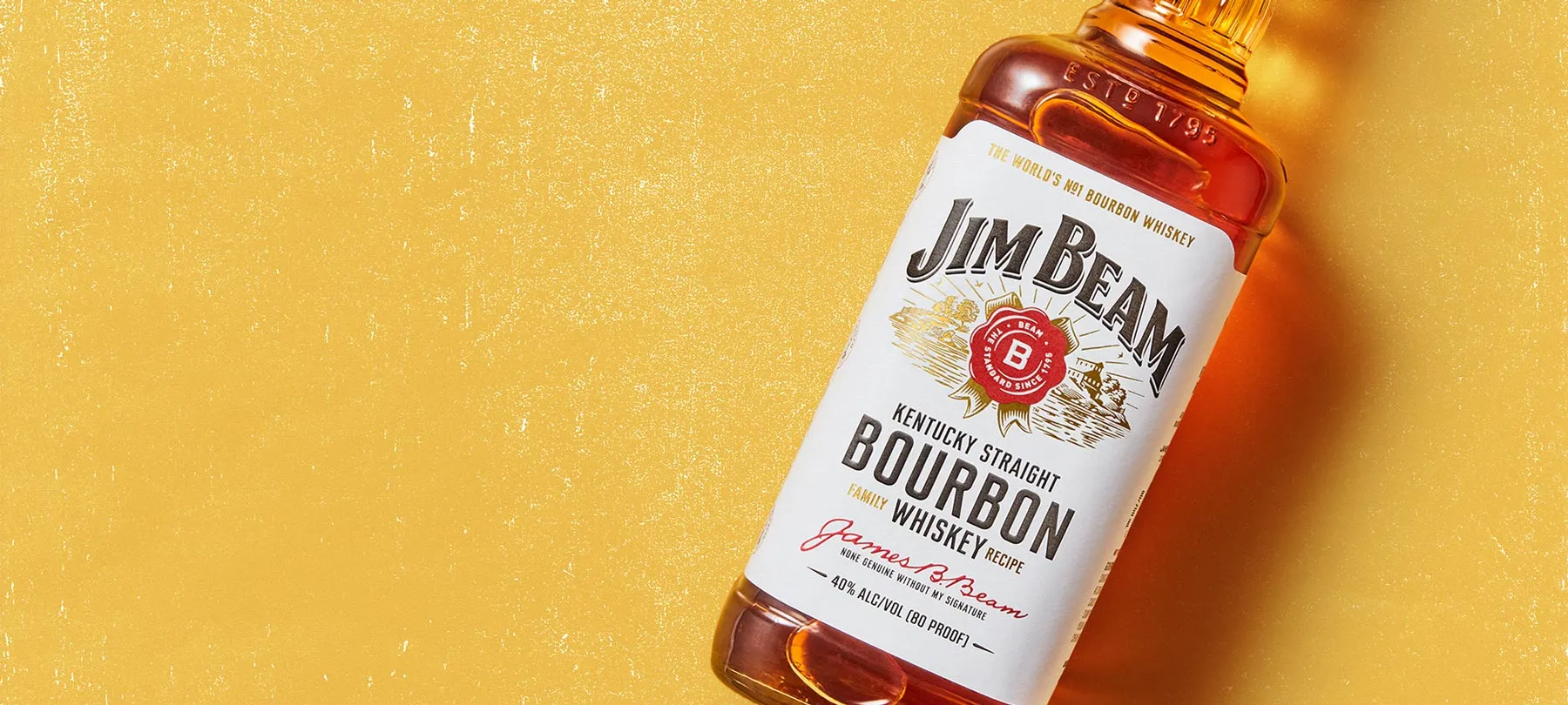 Jim Beam White Whiskey background